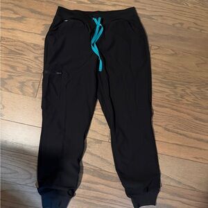 Figs Black Freex lined Zamora Joggers